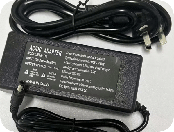 *Brand NEW*BYM-118 power adapter DC 12V 7A power adapter power supply transformer line